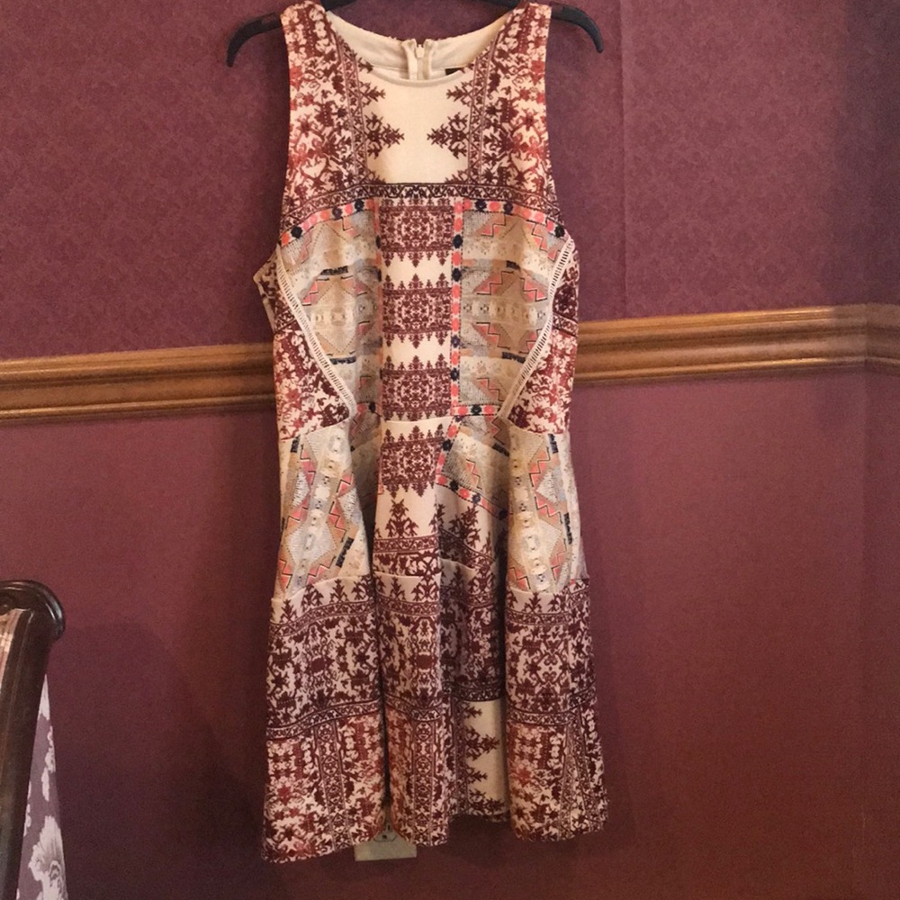 Printed cocktail dress